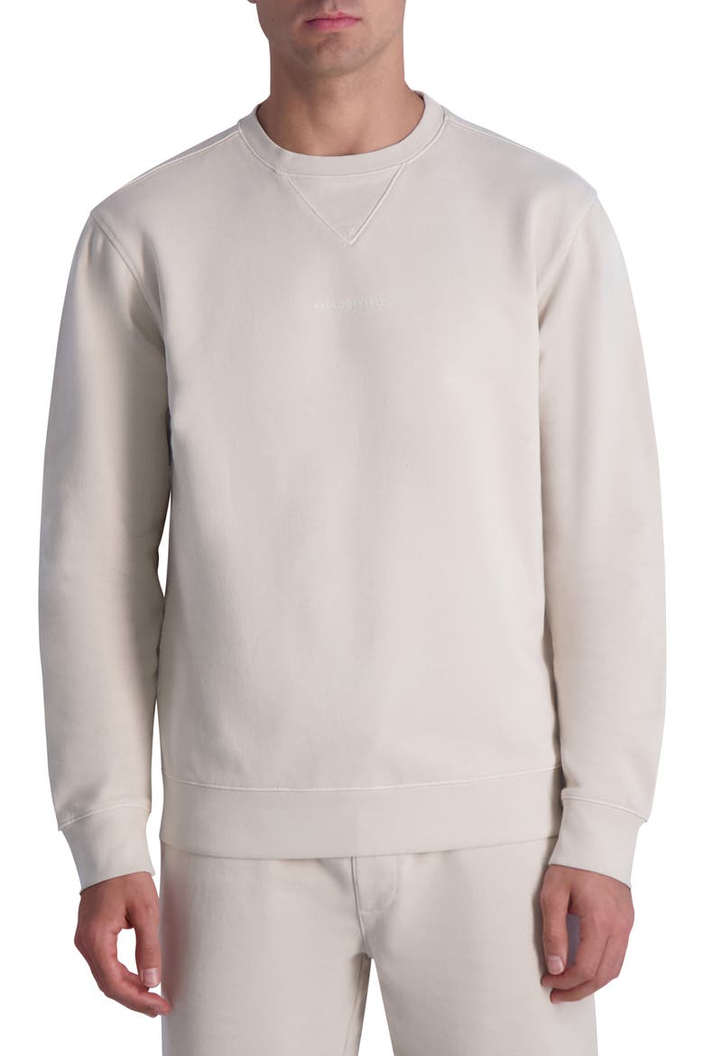 Crewneck Sweatshirt, Main, color, NATURAL