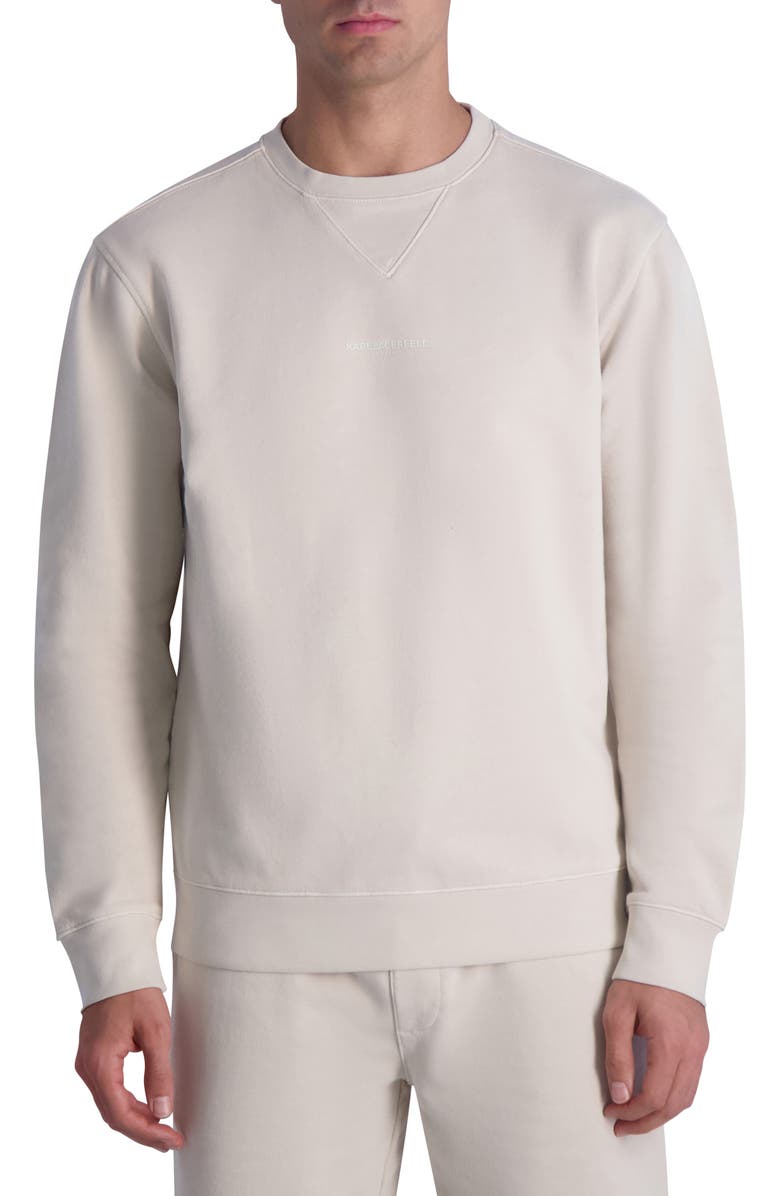 KARL LAGERFELD PARIS Crewneck Sweatshirt, Main, color,