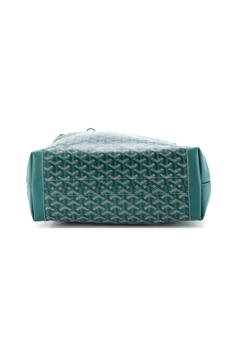 Pre-Owned Goyard Bellechasse Bag Coated Canvas PM, Alternate, color, Green
