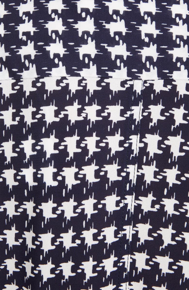 Victoria Beckham Houndstooth Print Shirt, Alternate, color, 