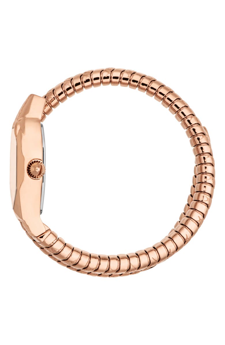 Just Cavalli Snake Wraparound Bracelet Watch, 22mm x 34.5mm, Alternate, color,