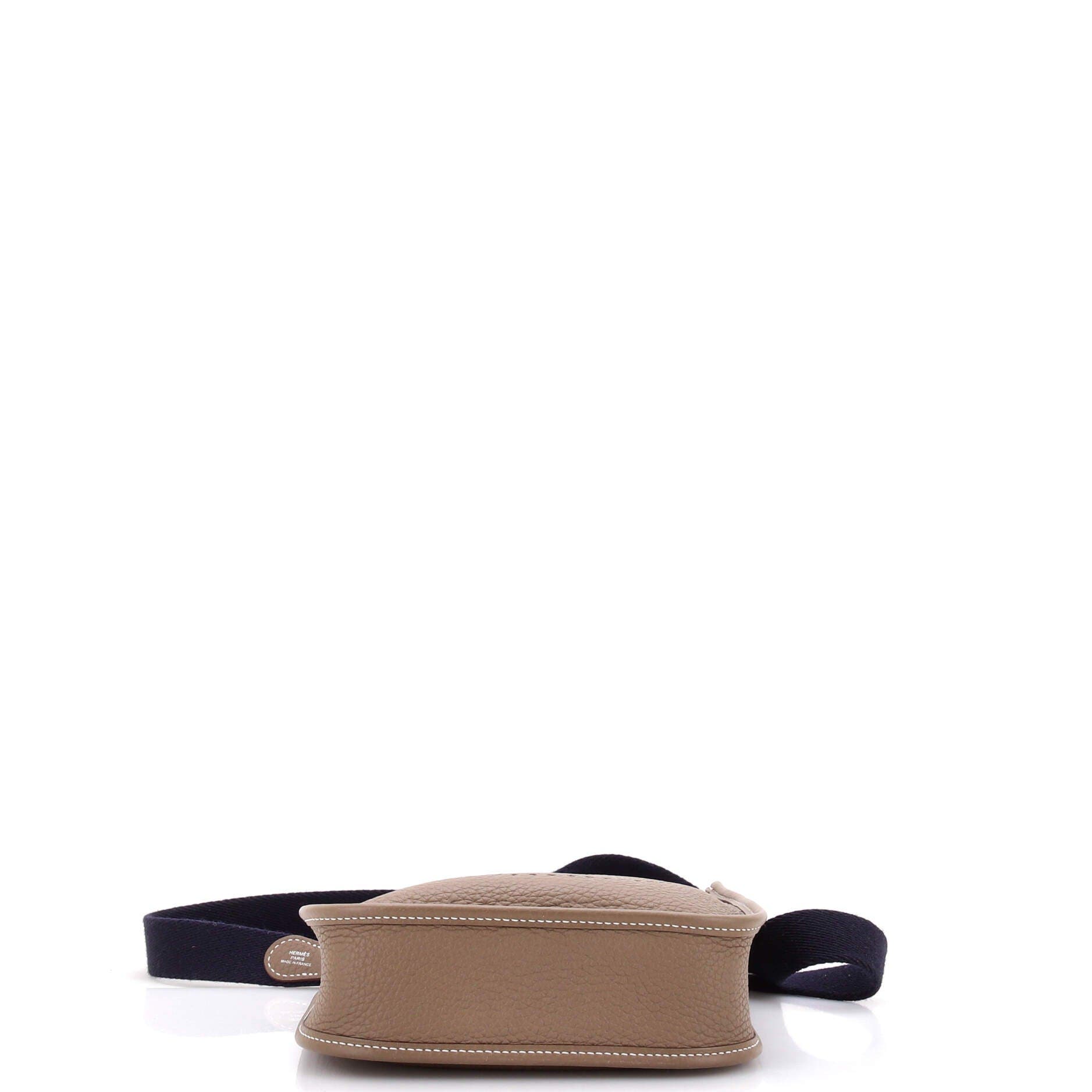 Pre-Owned Hermes Evelyne Bag Gen III Clemence TPM, Alternate, color, Etoupe