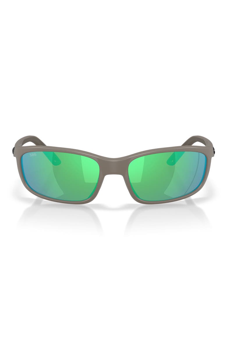 Brine II 59mm Sunglasses, Main, color, MATTE OLIVE SHALE / GREEN