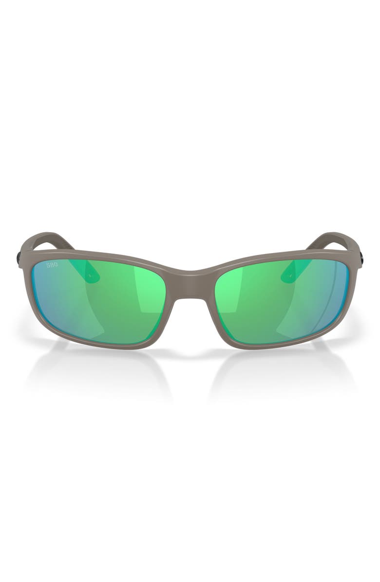 Costa Del Mar Brine II 59mm Sunglasses, Main, color, Matte Olive Shale / Green