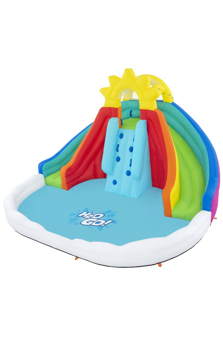 H2OGO! Bestway H2OGO! Let It RainInflatable Mega Water Park with Extra Large Splash Pool and Built-in Sprayers, Main, color,