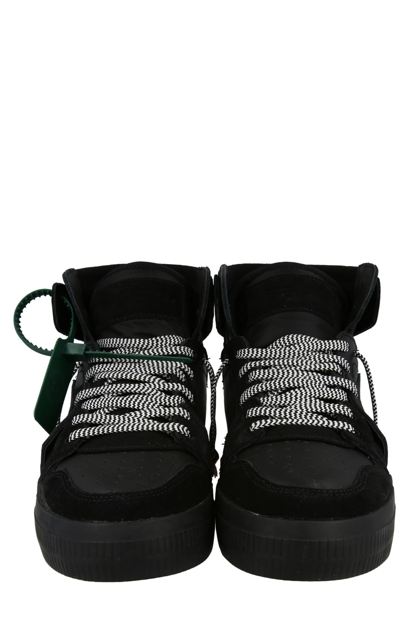 Off-White Vulcanized High Top Sneaker, Alternate, color, 