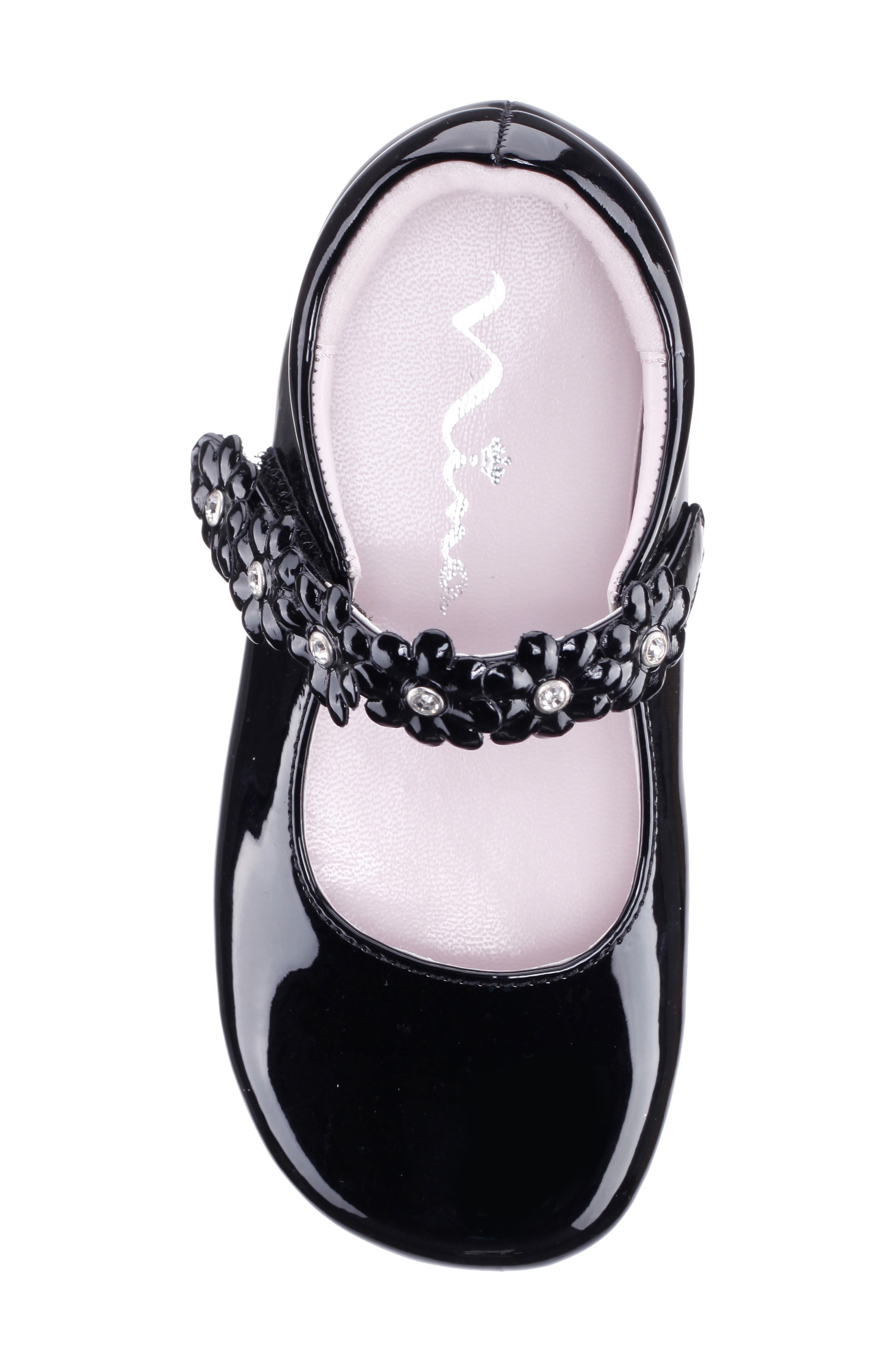 Nina Kids' Tuley Mary Jane Flat, Alternate, color, Black Patent