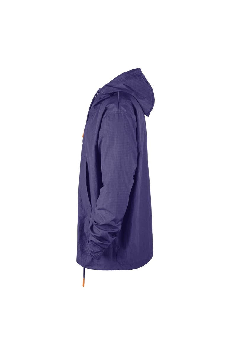 Nike Men's Nike Purple Phoenix Suns Courtside Premium Club Anorak Quarter-Zip Hoodie Jacket, Alternate, color, Purple