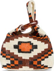 Veronica Beard Beaded Swing Top Handle Bag