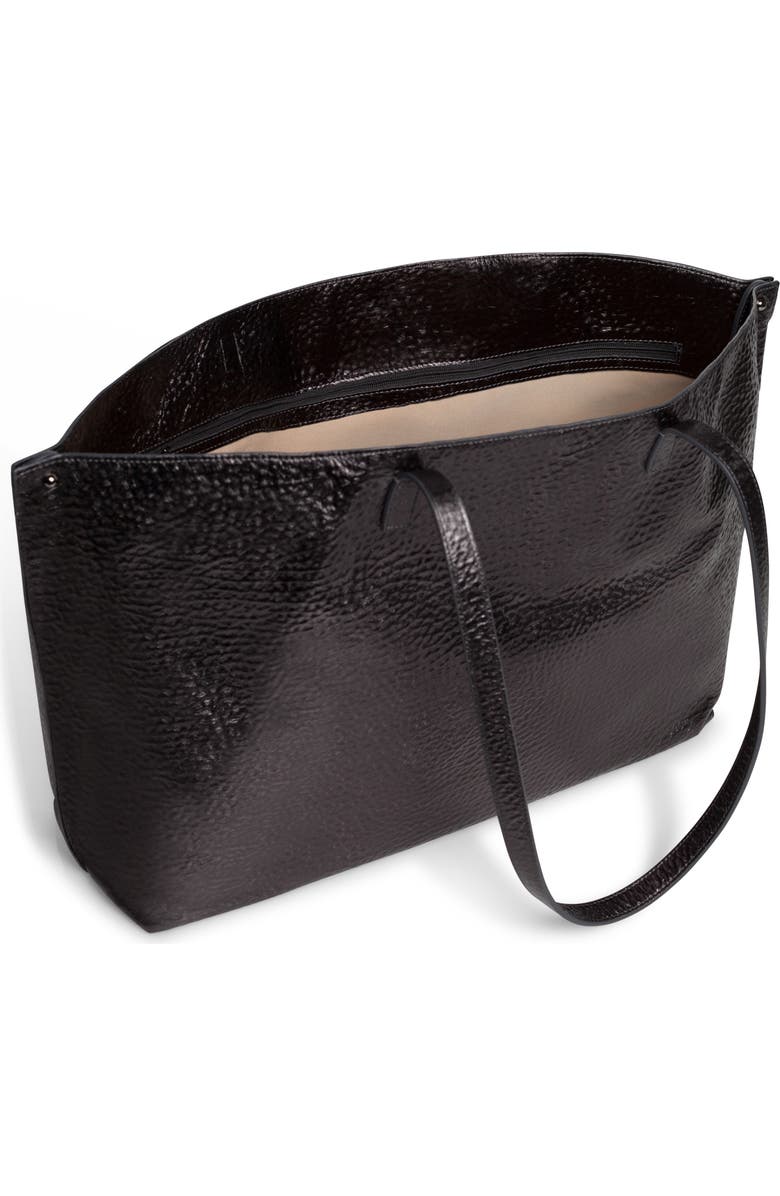 Akris AI Hammered Calfskin Leather Tote, Alternate, color,