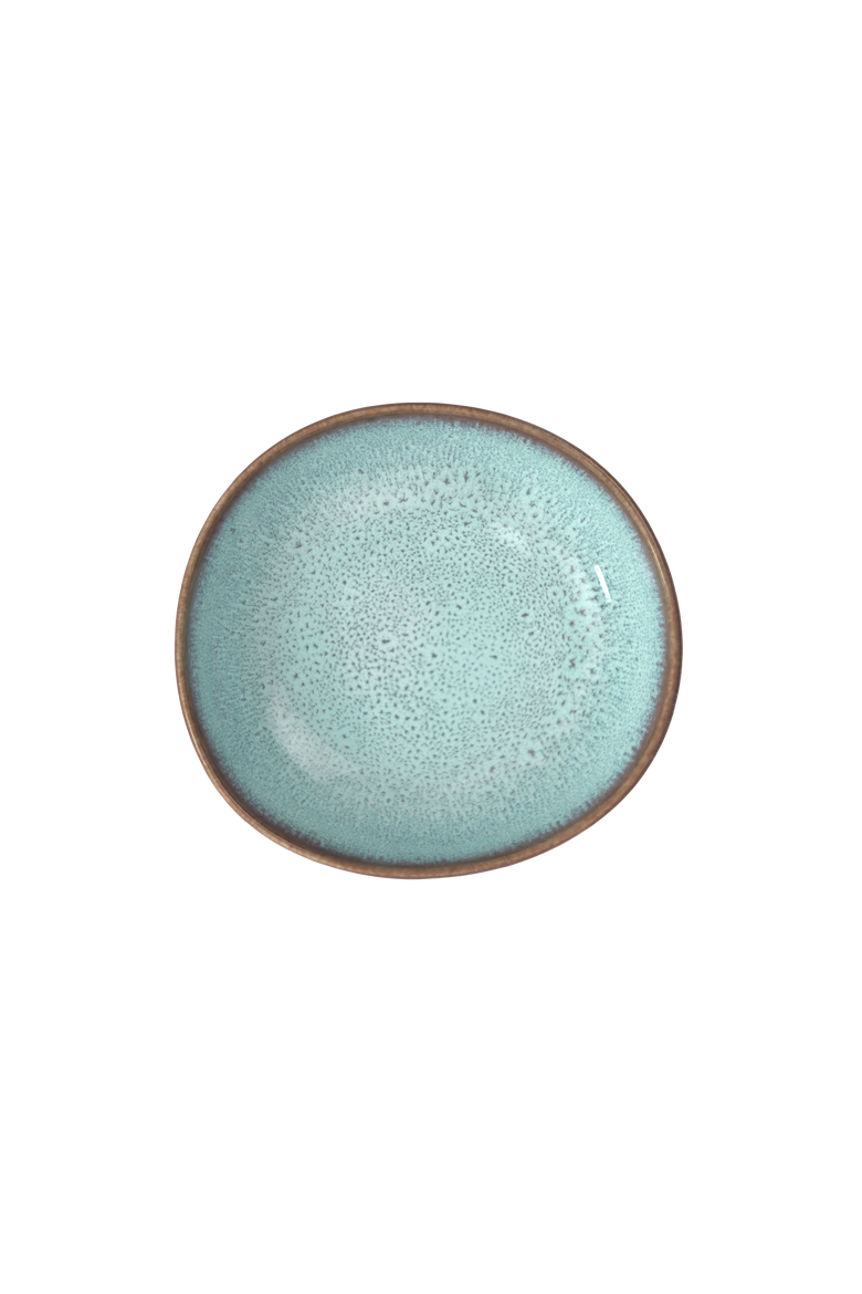 Lave Glace Rice Bowl, Alternate, color, Blue Green