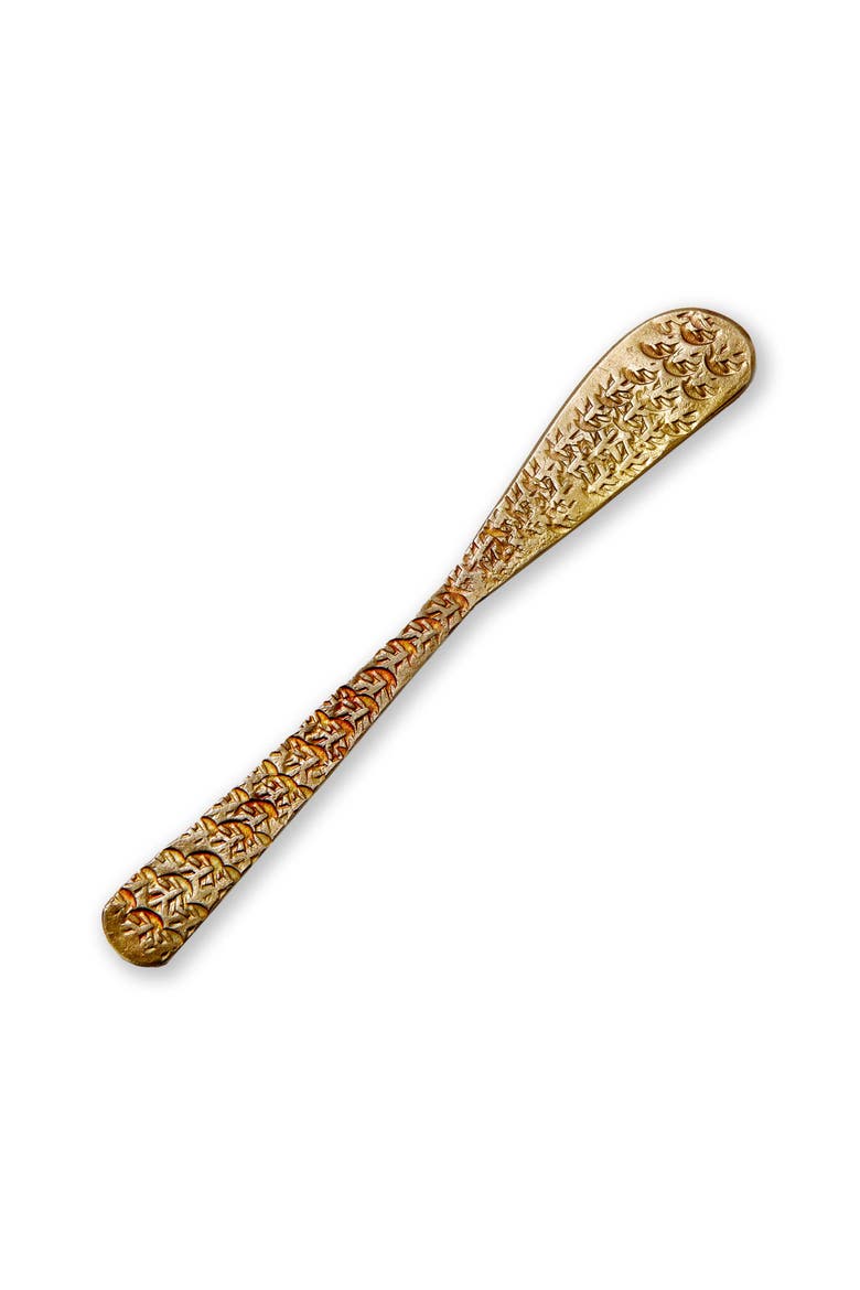 Kira Antique Brass Gold Spreader Serving Utensil Hand Wash, Main, color, Gold