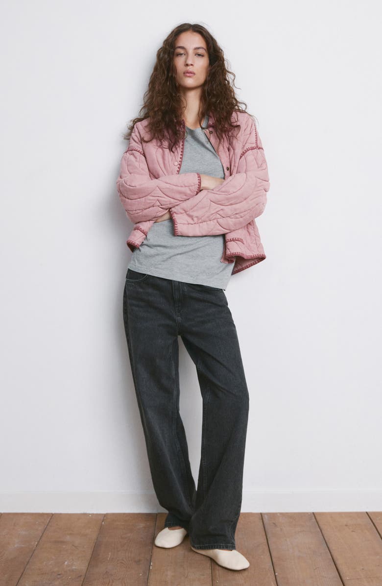 MANGO Quilted Jacket, Alternate, color, 