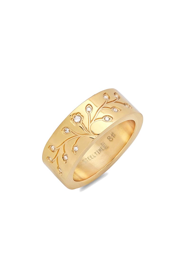 Tree of Life Band Ring, Main, color, GOLD