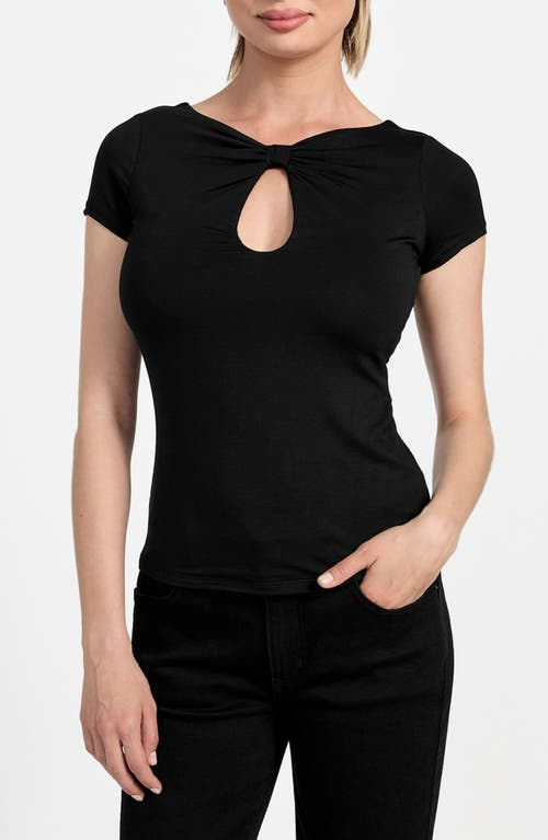 Guess Joey Cutout Top In Black