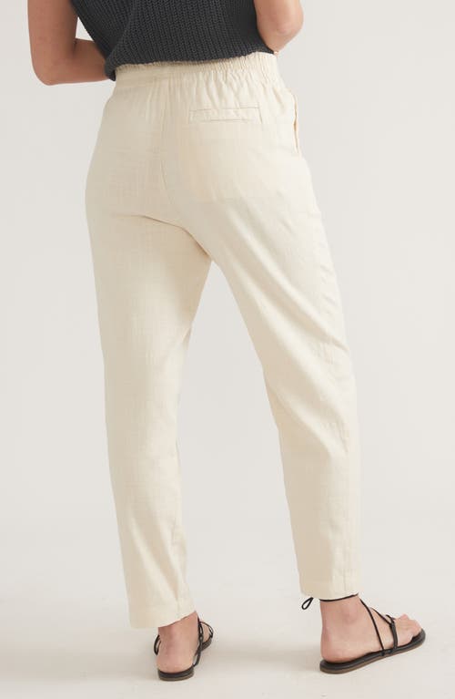 Marine Layer Elle Relaxed Crop Pants In Fog