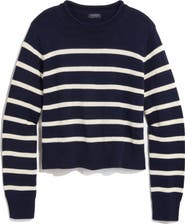 vineyard vines Stripe Roll Neck Cotton Sweater