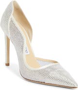 Jimmy Choo Brigitte Crystal Embellished Half d'Orsay Pump
