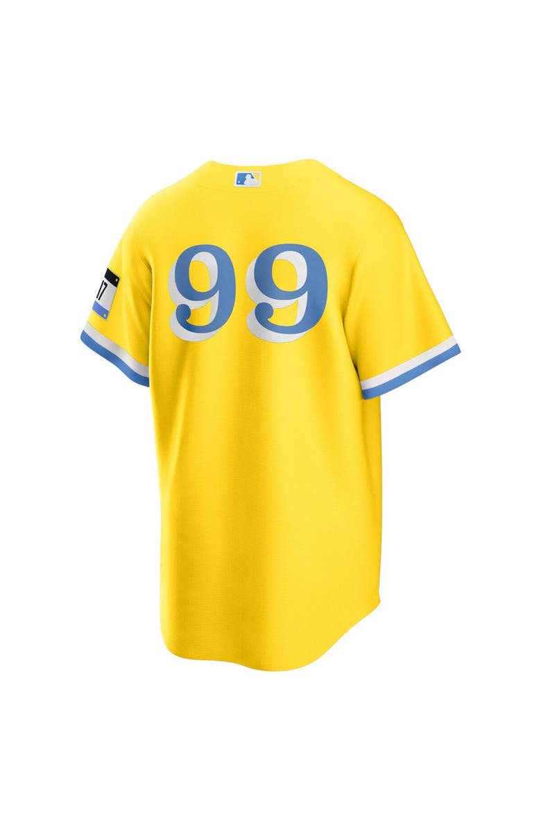 Nike Men's Nike Alex Verdugo Gold Boston Red Sox City Connect Replica Player Jersey, Alternate, color, 