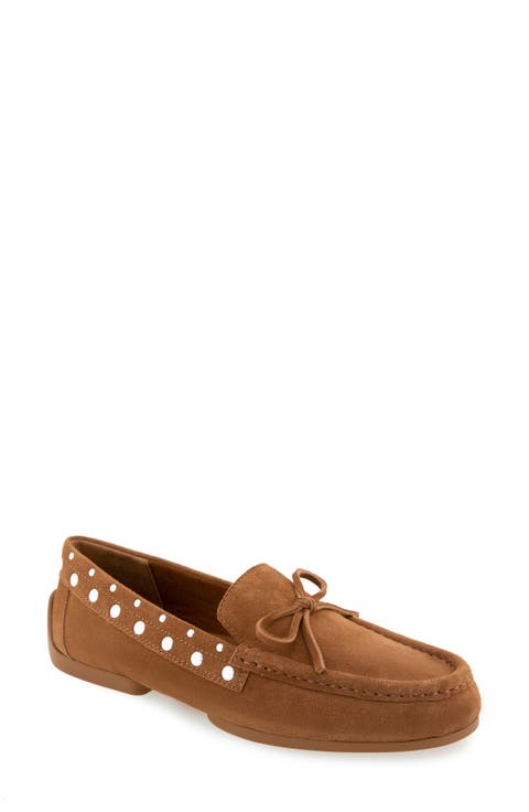 Felipe Studded Suede Loafer (Women)