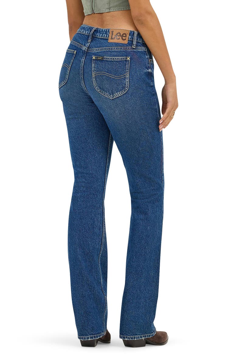 The Boot High Waist Bootcut Jeans, Alternate, color, MAGNETIC INDIGO