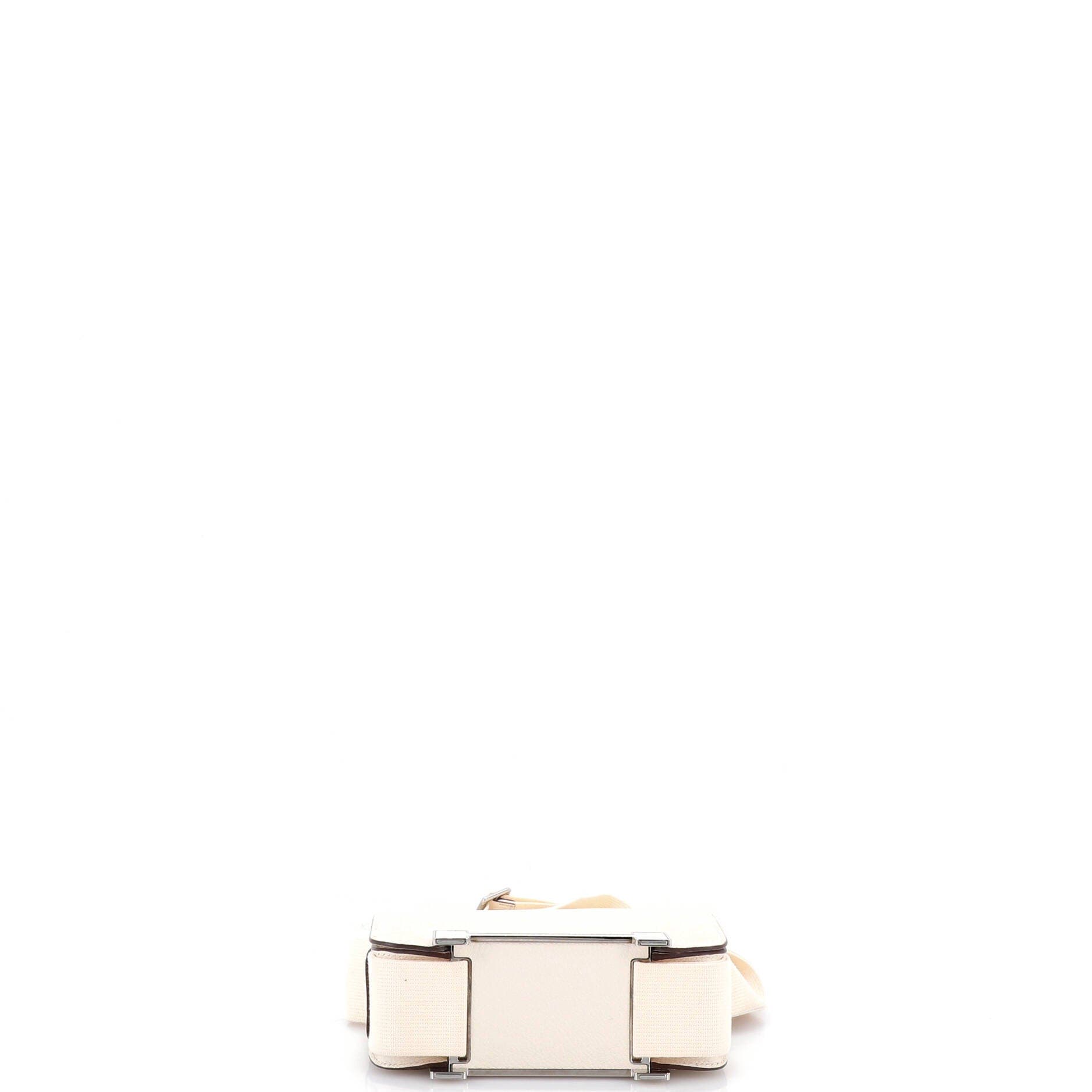 Pre-Owned Hermes Geta Bag Chevre Mysore, Alternate, color, Nata