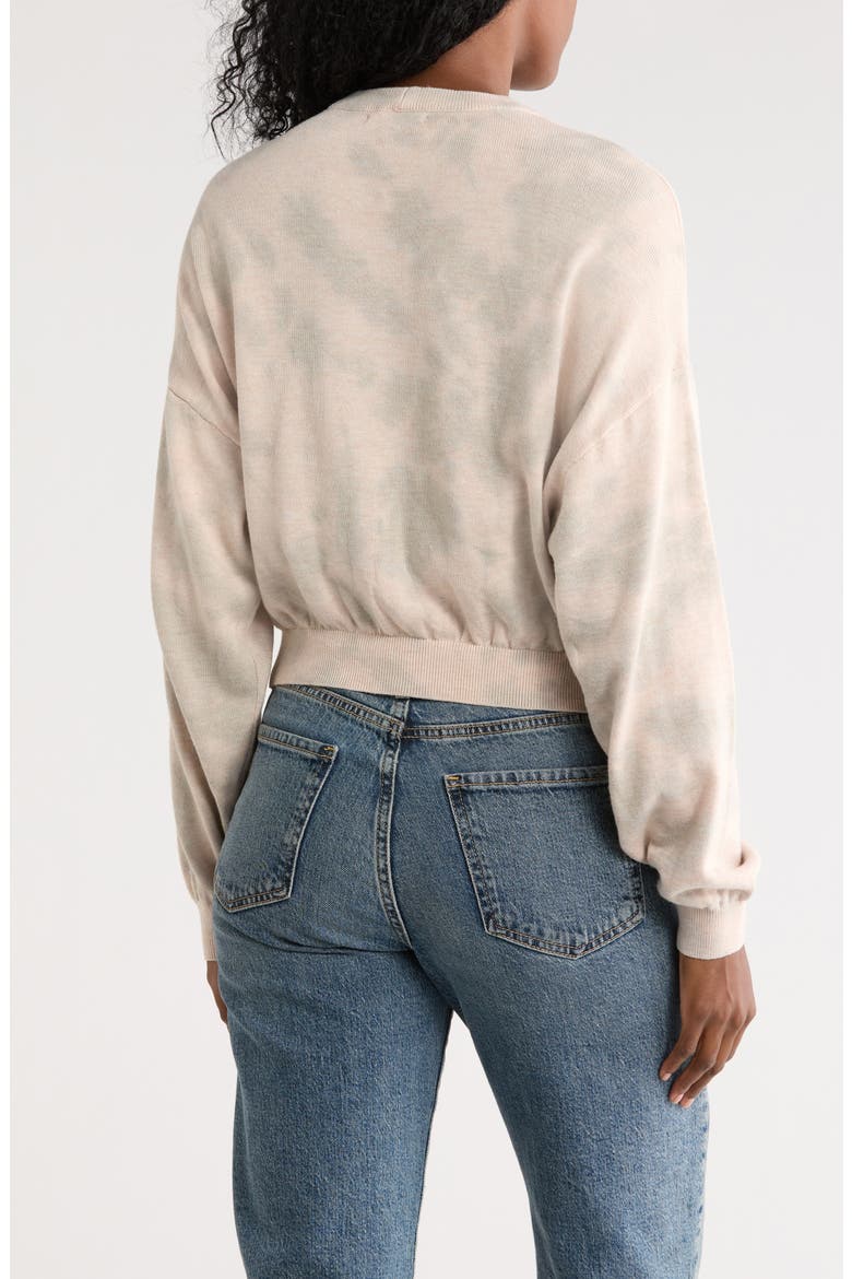 Tie Dye Crop Sweater, Alternate, color, SEAGRASS MULTI