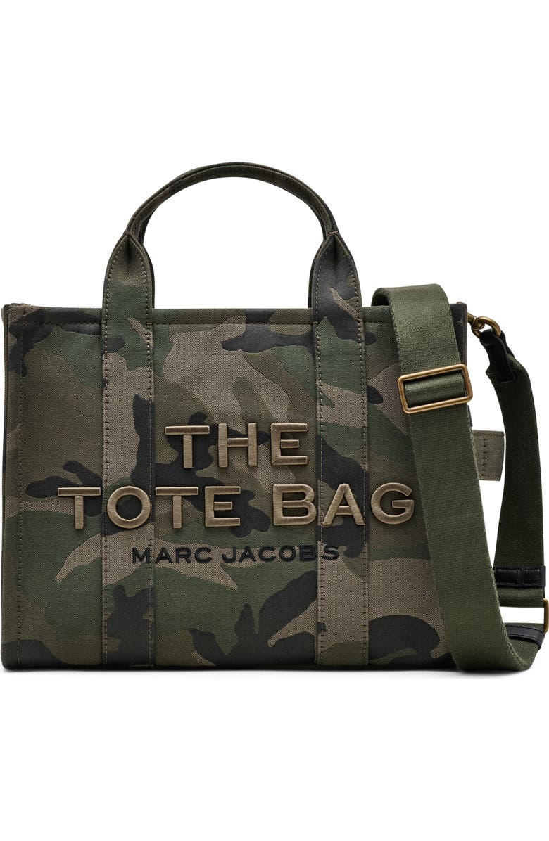 Marc Jacobs The Medium Jacquard Tote Bag, Main, color, Camo Multi