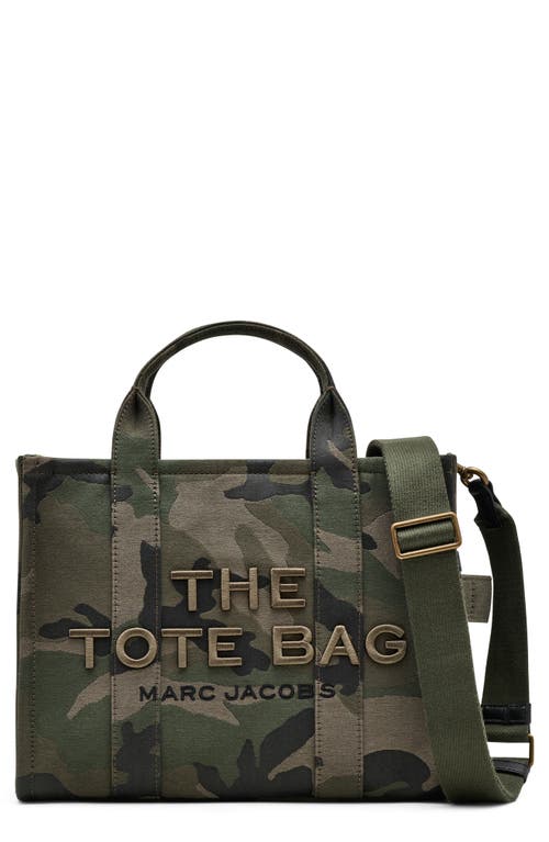 Marc Jacobs Womens Camo Multi The Camo Jacquard Medium Tote Bag In Camo Multi