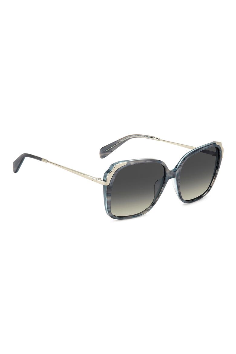 kenley 59mm gradient square sunglasses, Alternate, color, GREY HORN/ GREY BROWN DS