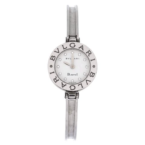 B.zero1 Bracelet Quartz Watch Stainless Steel With Diamond Markers 22