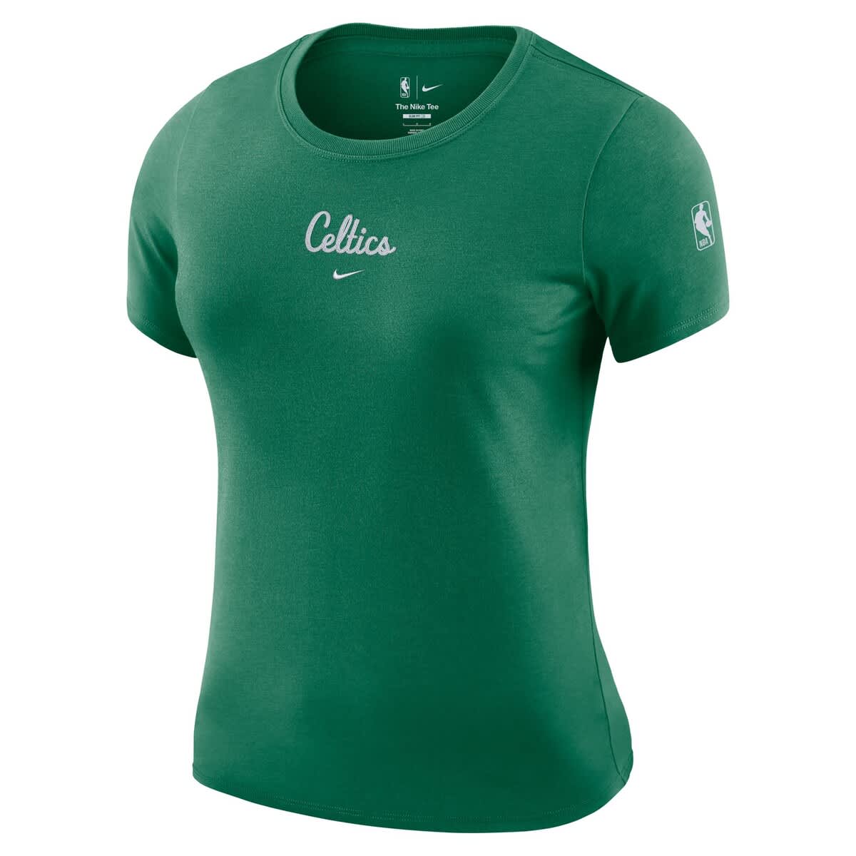 Women's Nike Kelly Green Boston Celtics Courtside Modest Cropped Tri-Blend T-Shirt - image 2