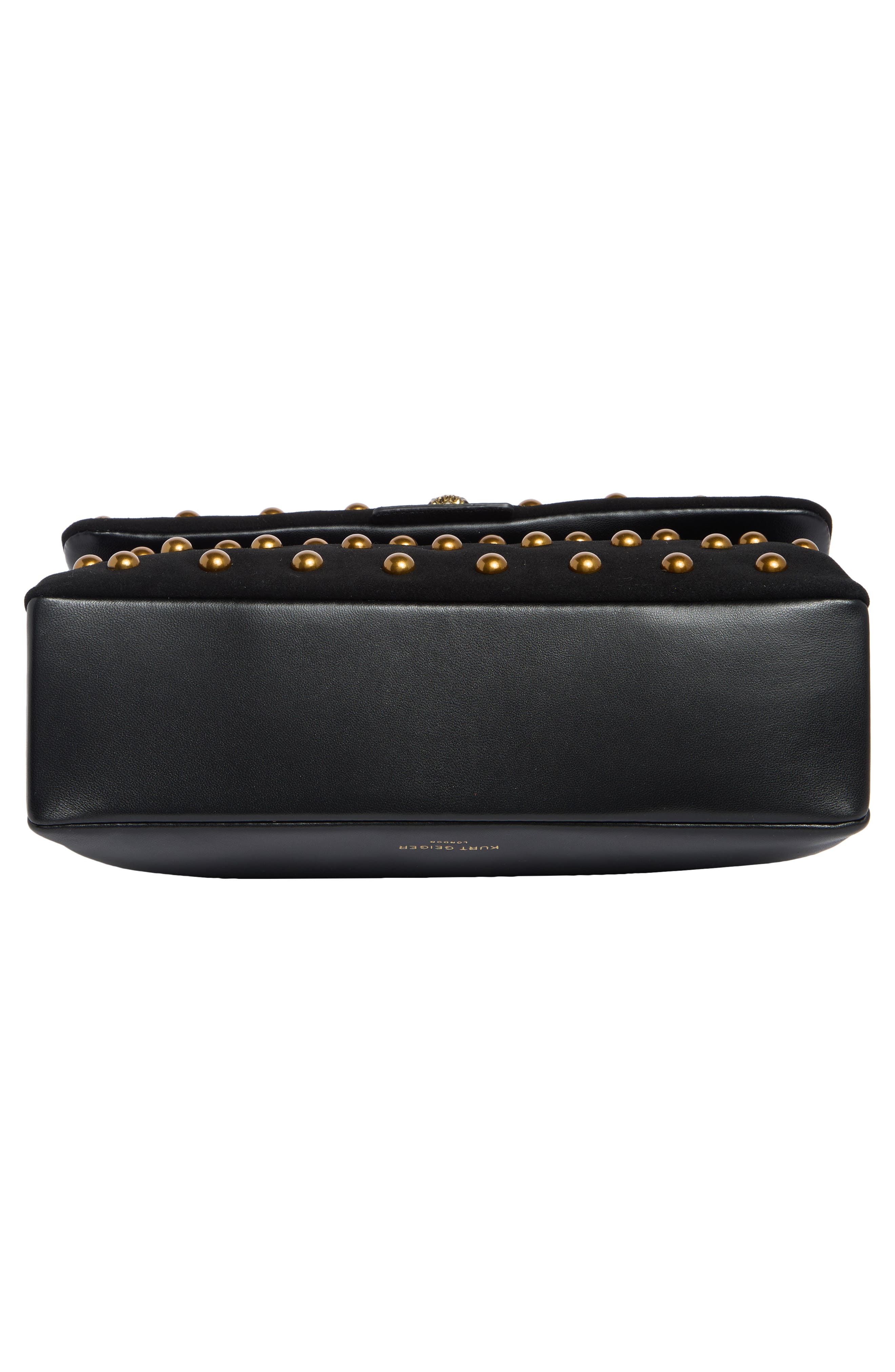 Kurt Geiger London Kensington Leather Mini Crossbody Bag, Alternate, color, Black/ Comb