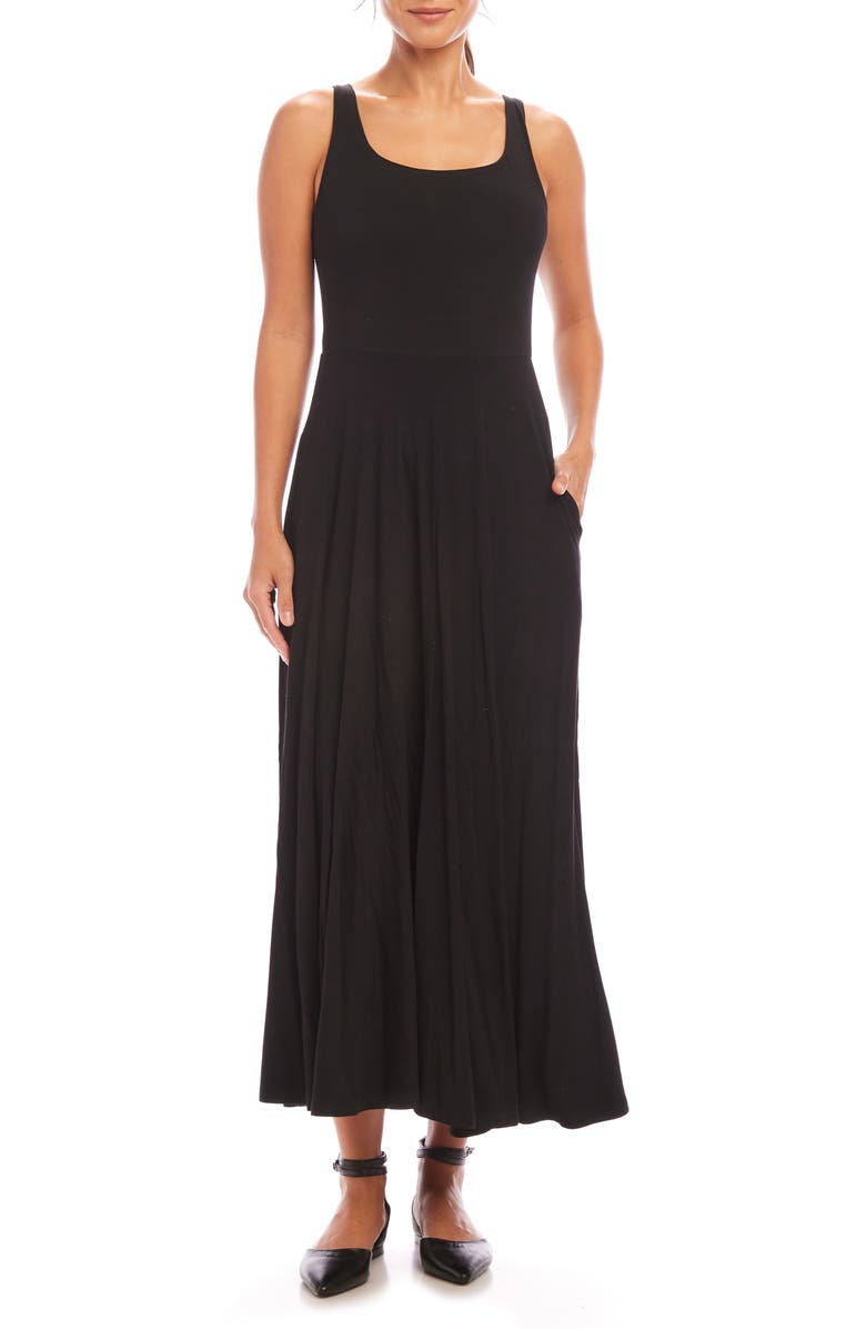 Karen Kane A-Line Midi Dress, Main, color, 