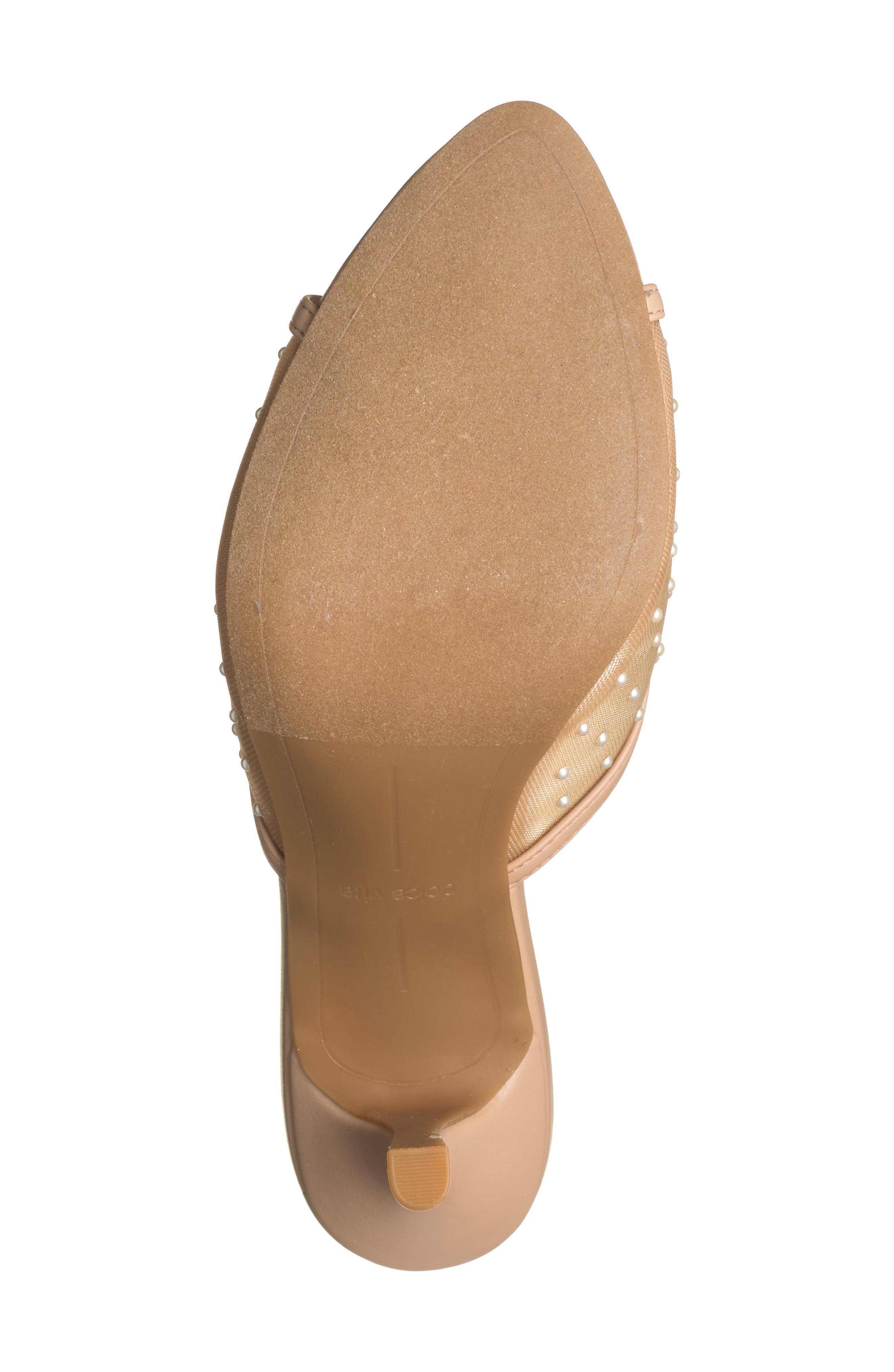 Dolce Vita Michal Peep Toe Sandal, Alternate, color, Blush Pearls