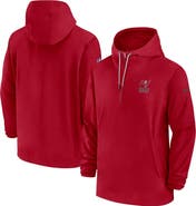 Nike Men's Nike Red Tampa Bay Buccaneers Sideline Half-Zip Hoodie