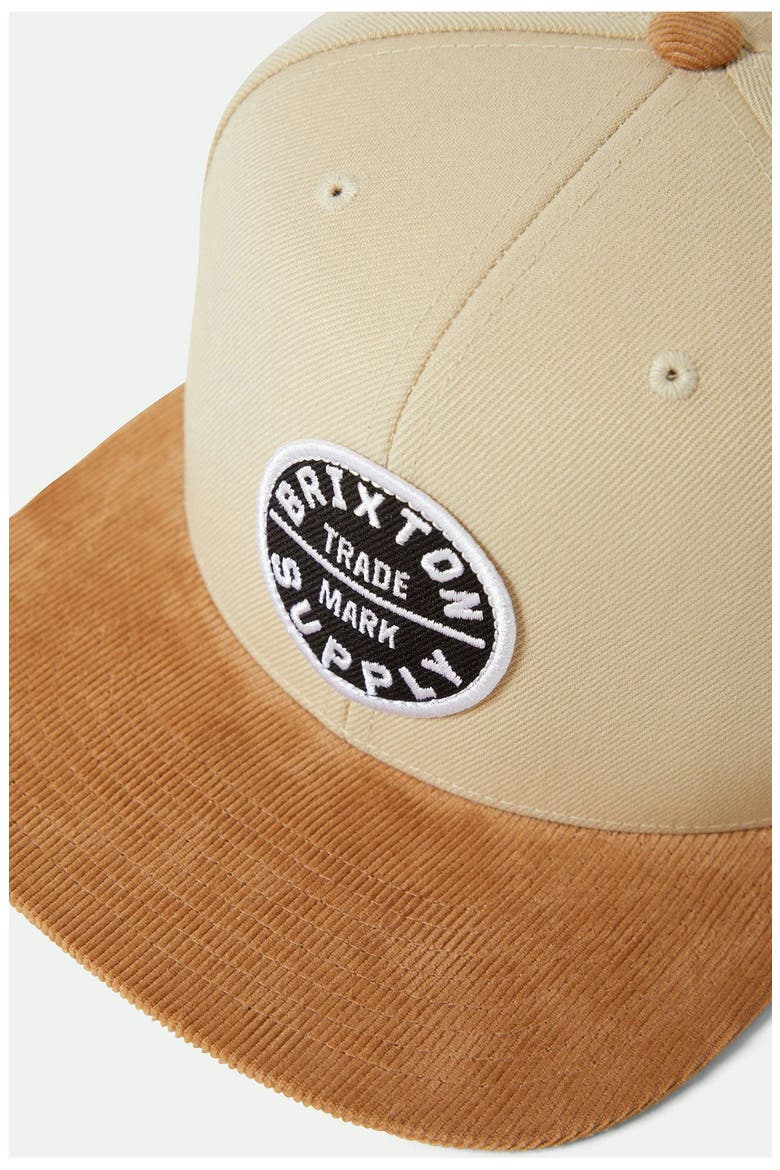 Oath III Snapback Twill Baseball Cap, Alternate, color, SAND/ LIGHT BROWN CORDUROY