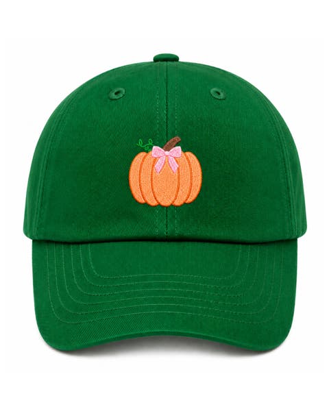 Pumpkin Bow Baseball Hat