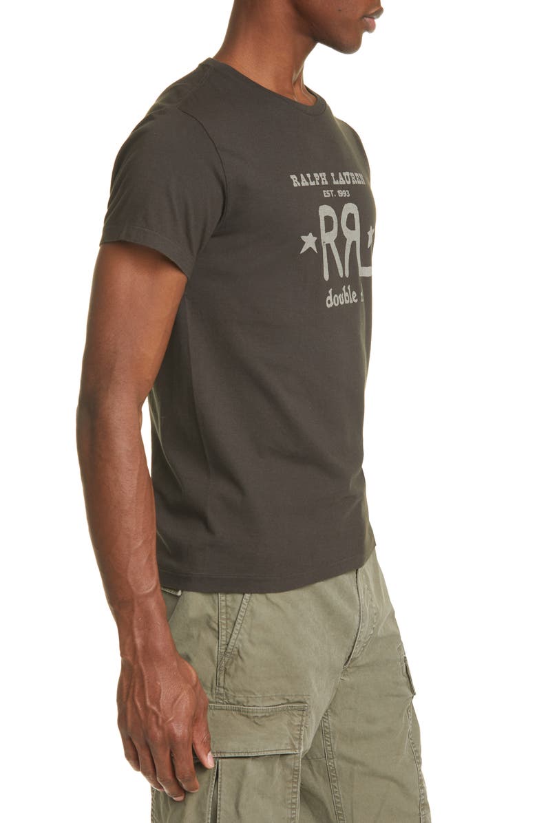 Double RL RRL Logo Graphic Tee, Alternate, color,