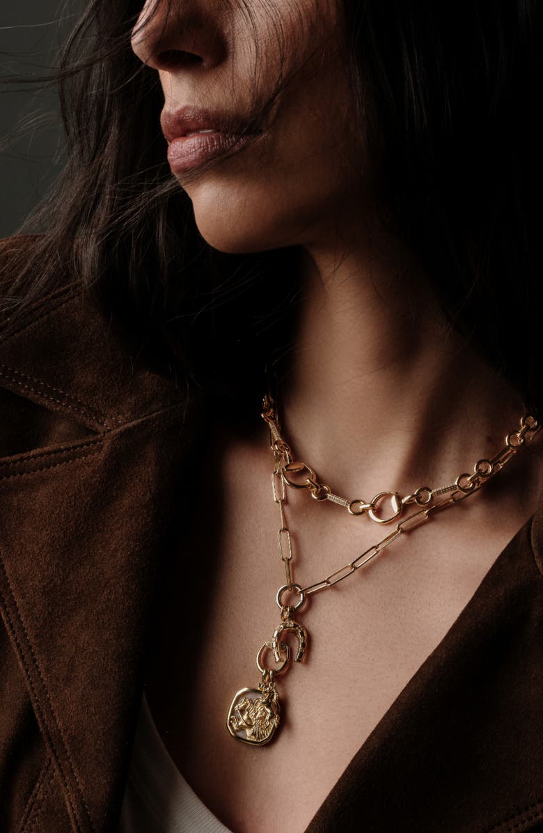 Awe Inspired Special Edition Rhiannon Pendant Necklace, Alternate, color, 14K Gold Vermeil