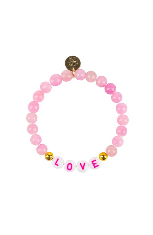 Shop Little Miss Zoe "love" Gemstone Bracelet Duo