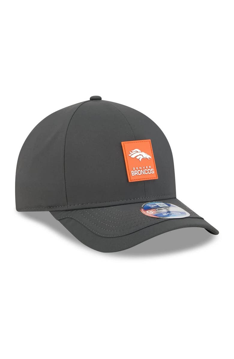 New Era Men's New Era Charcoal Denver Broncos 2025 Sideline Cold Weather 9FORTY M-Crown Adjustable Hat, Alternate, color, Charcoal