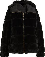 Via Spiga Faux Fur Jacket