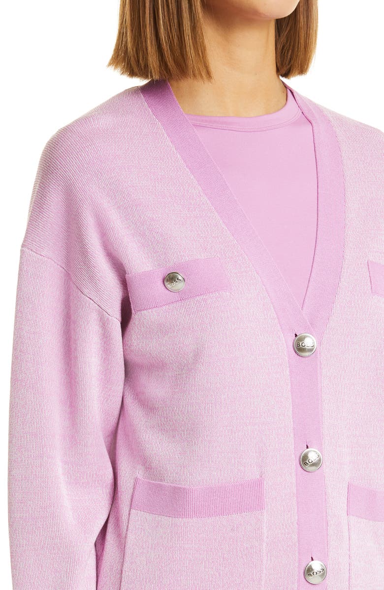 BOSS Flarvya Cardigan, Alternate, color, 