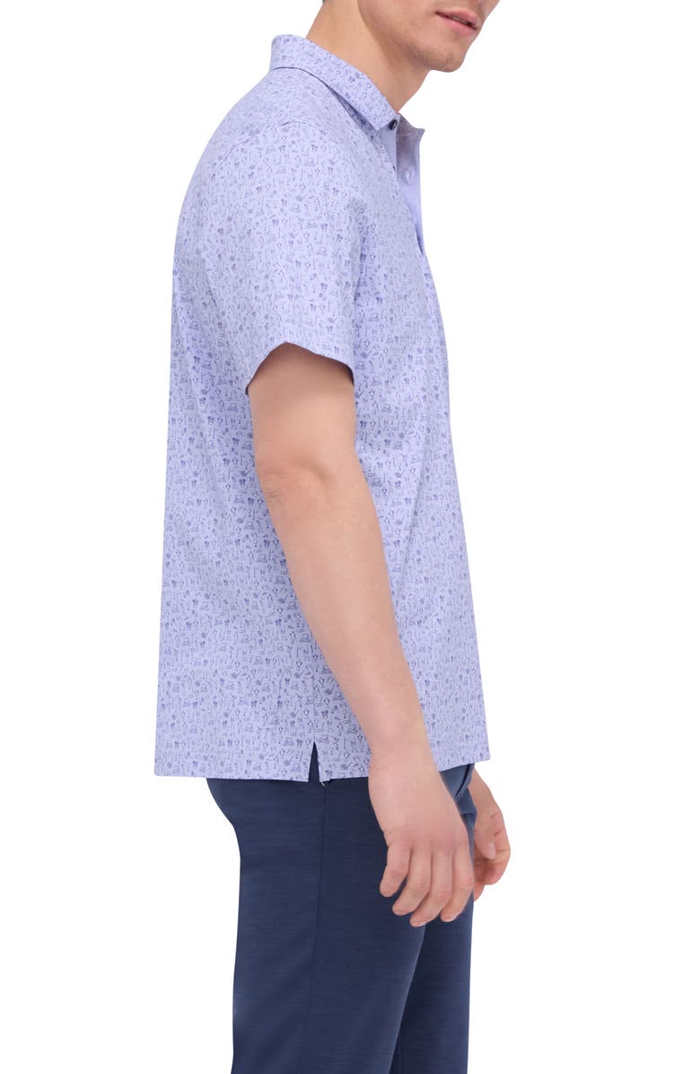 Bugatchi Vincent Polo Shirt, Alternate, color, Lilac