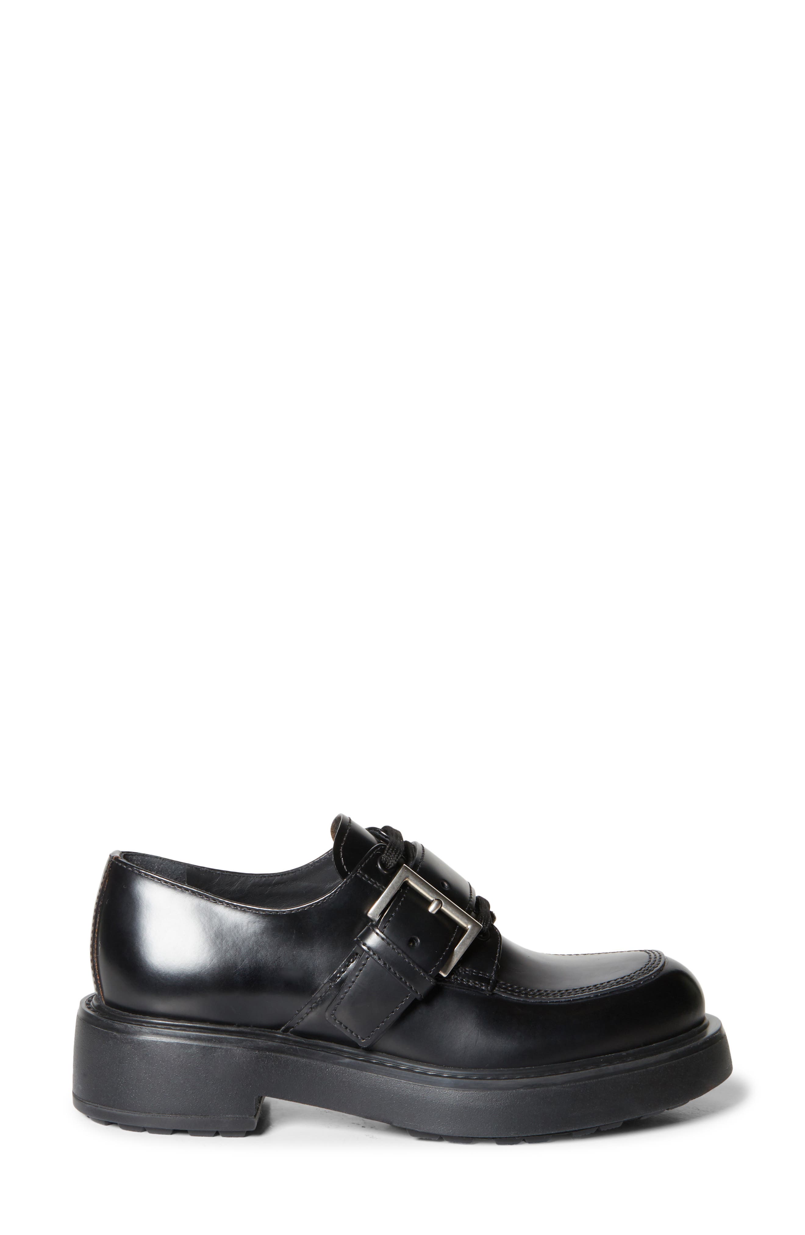 Prada Buckle Derby, Alternate, color, 