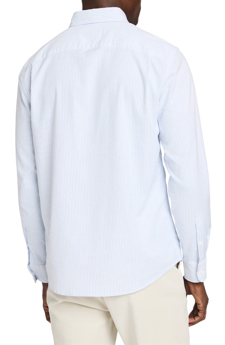 Faherty Cotton Blend Oxford Button-Down Shirt, Alternate, color, Classic Stripe