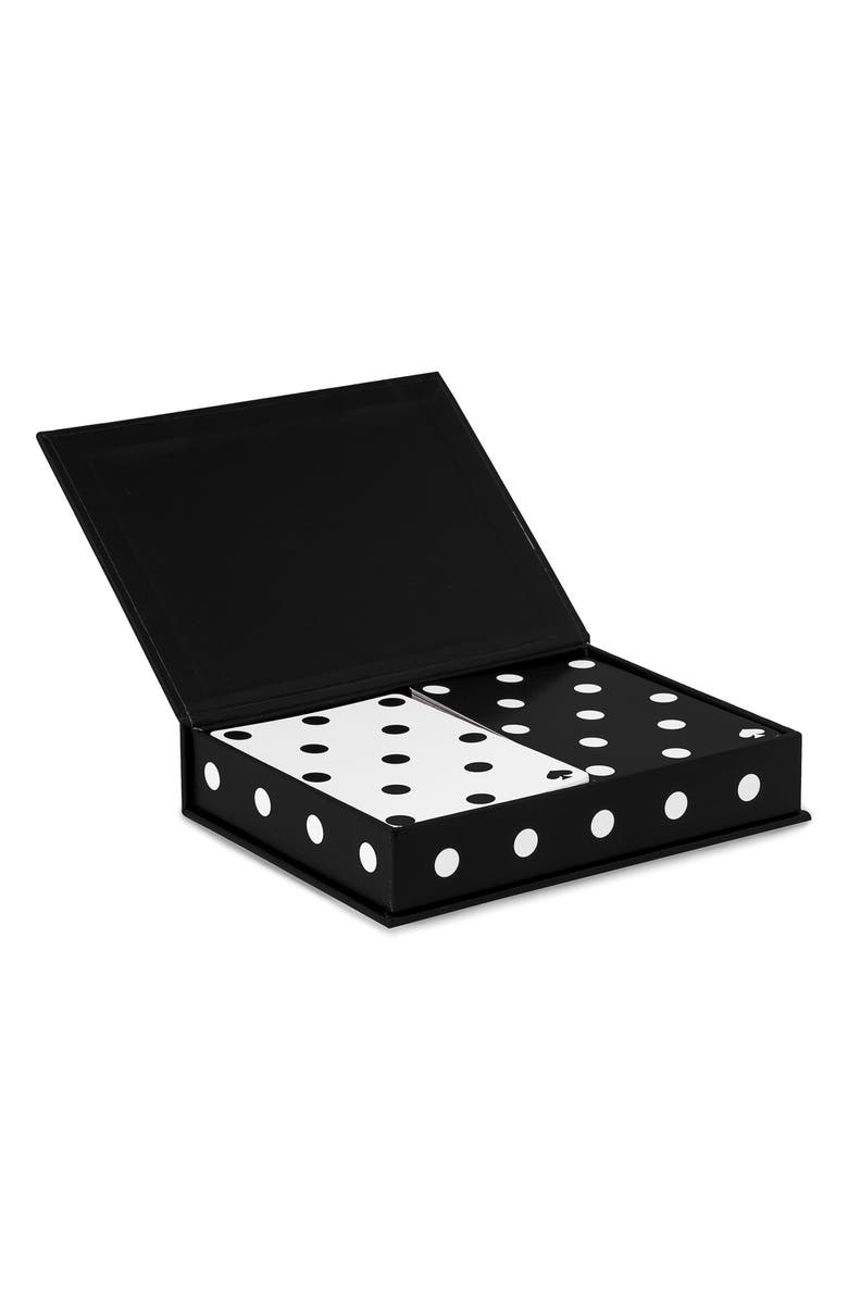 Kate Spade New York cabana dots playing card set, Alternate, color, 
