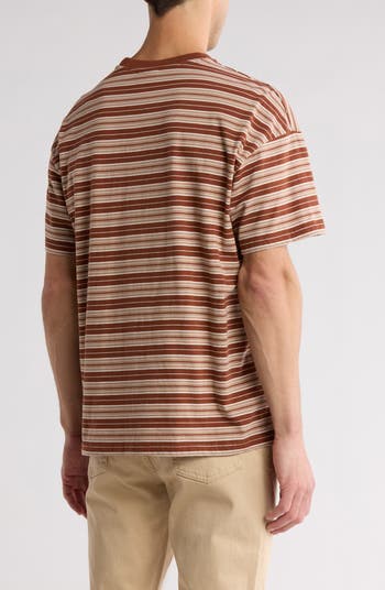 Sand Stripe Cotton T-Shirt