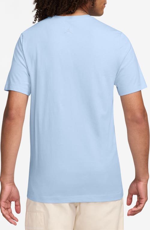 Jordan Men's  Flight Essentials T-shirt In Hydrogen Blue/hydrogen Blue